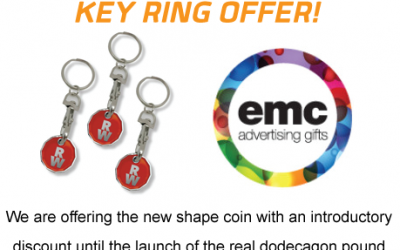 EMC Introductory offer for new trolley pound coin